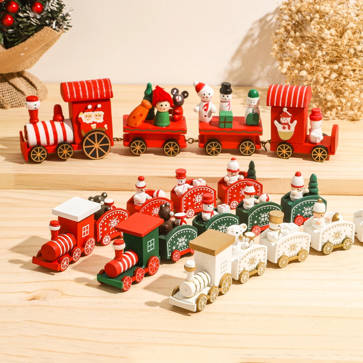 Christmas Train Ornaments