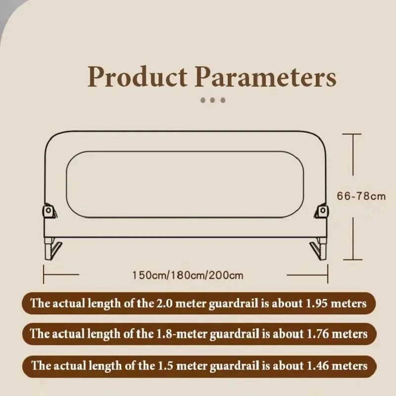 Adjustable Baby Safety Bed Barrier