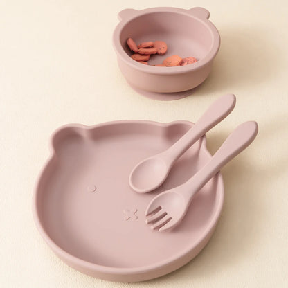 Children's Silicone Tableware Set