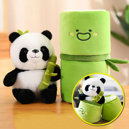 Panda Bamboo Plush Stuffed Doll