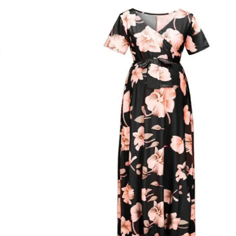 Floral Print Maternity Dress