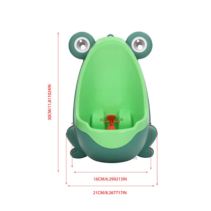 Baby Boys Frog Shape Wall-Mounted Urinal