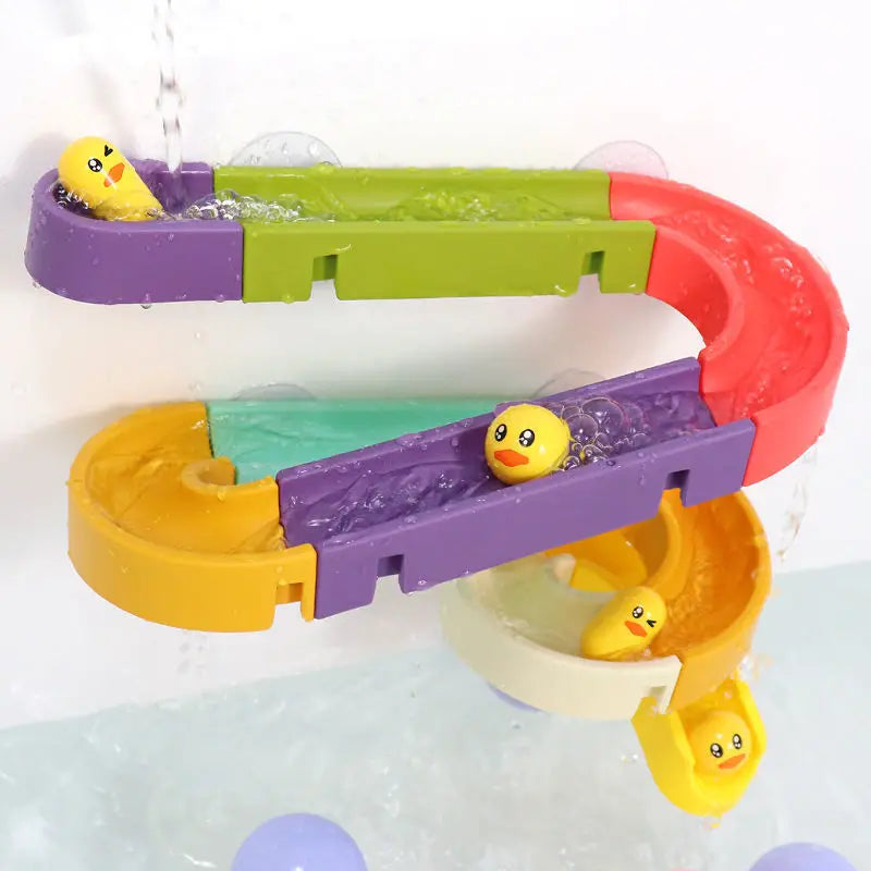 Baby Assembling Track Slide Suction Cup Toys