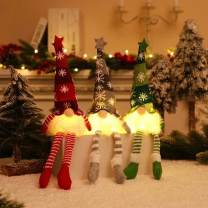 Christmas Faceless Doll Gnome Ornaments