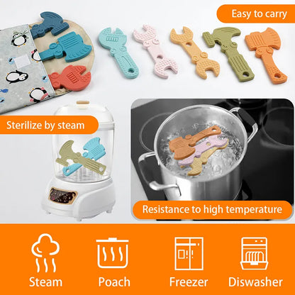 Food-Grade Silicone Teether Tool Set