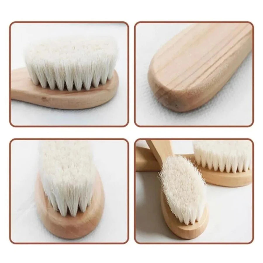 Soft Hair Brush & Wooden Comb