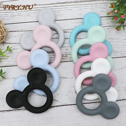 Cartoon Mickey Silicone Teether Toy