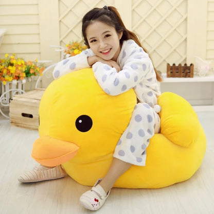 Kawaii Big Yellow Duck Plush Doll