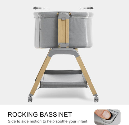 Adjustable Height Bassinet Bedside Sleeper