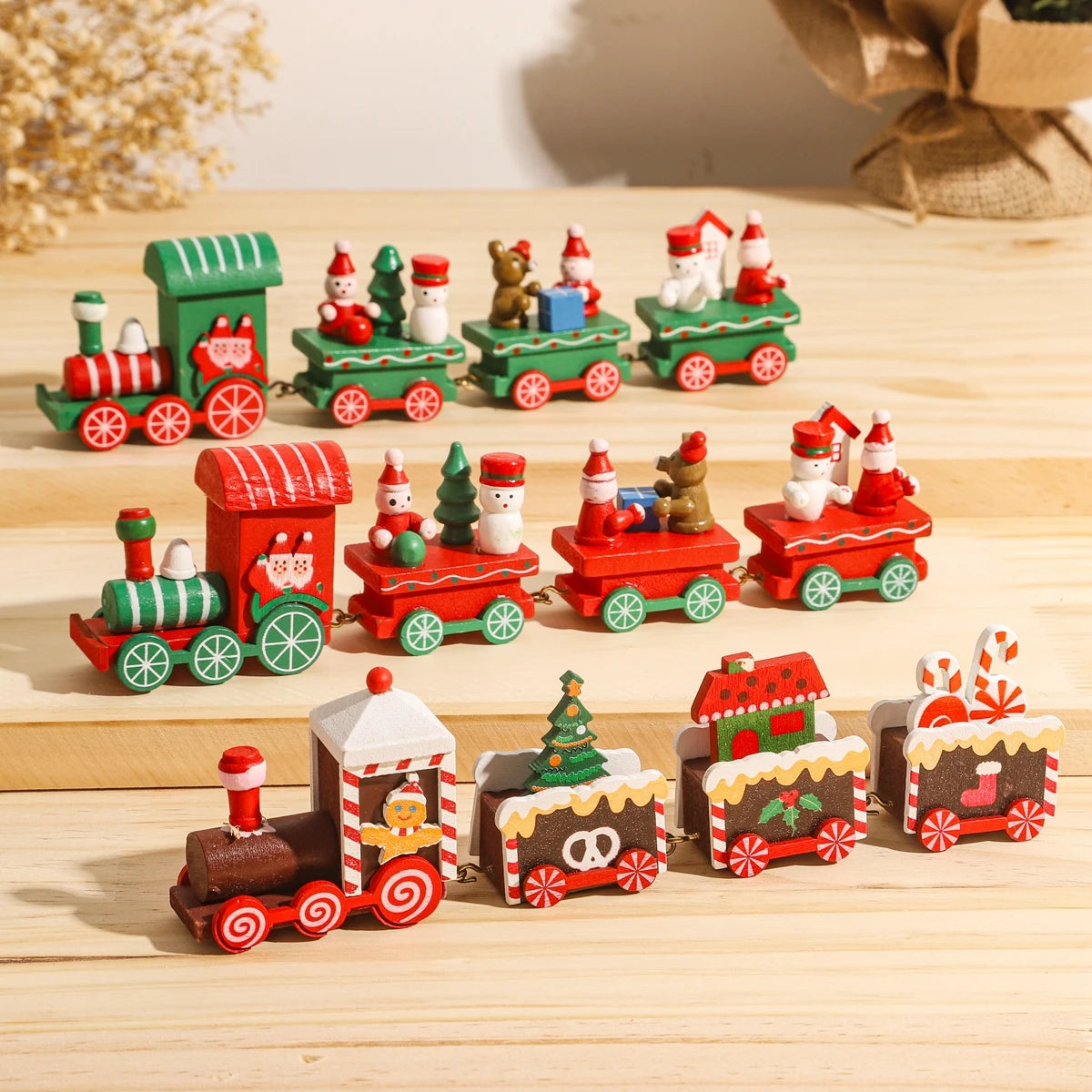 Christmas Train Ornaments