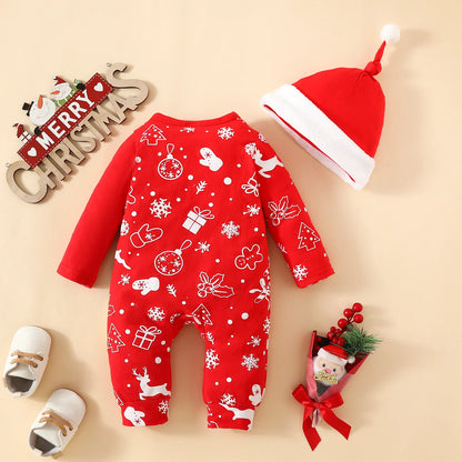 Adorable Newborn Christmas Rompers