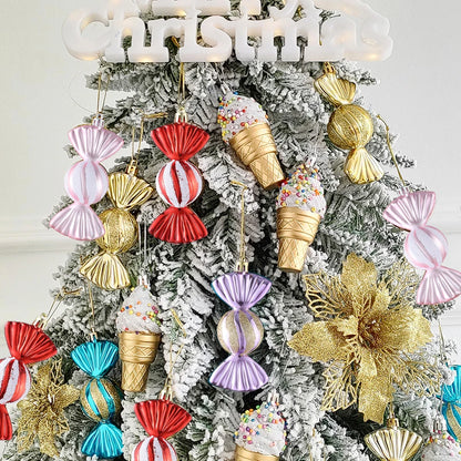 Ice Cream Candy Christmas Ornaments for Festive Decor