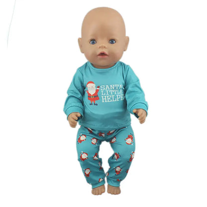 Christmas Suit for Baby Doll