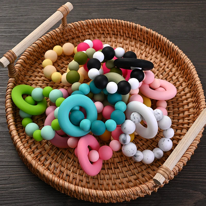 Baby Silicone Teether Ring