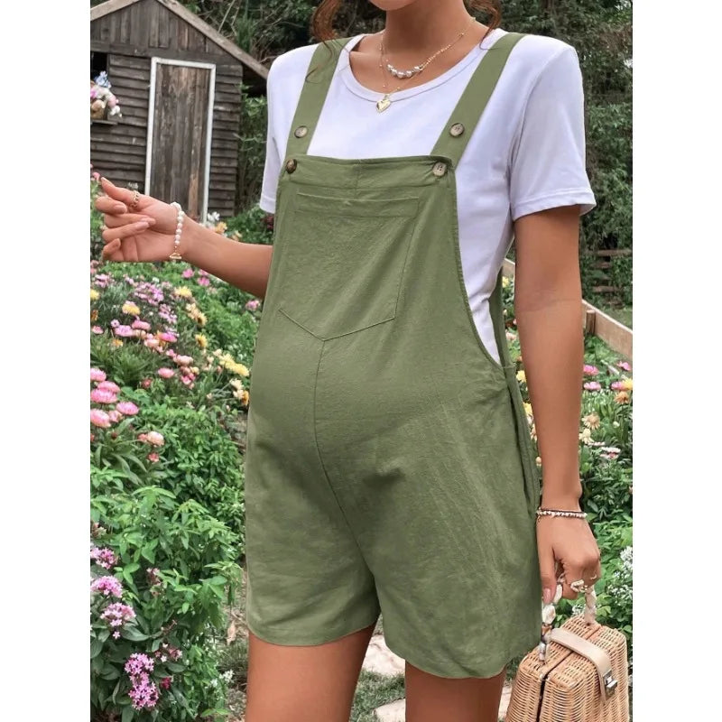 Stylish Casual Strap Jumpsuit for Pregnant Women