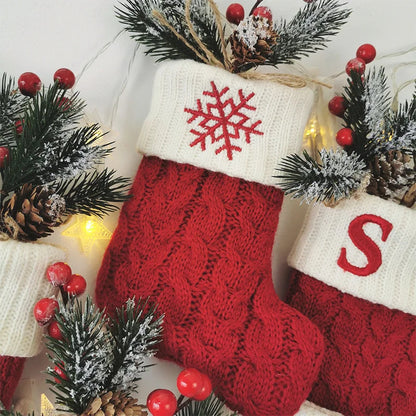 Personalized Knitted Christmas Stockings