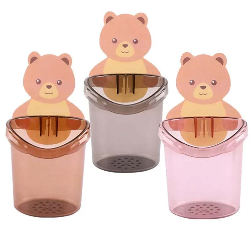 Wall Mount Bear Storage Cup