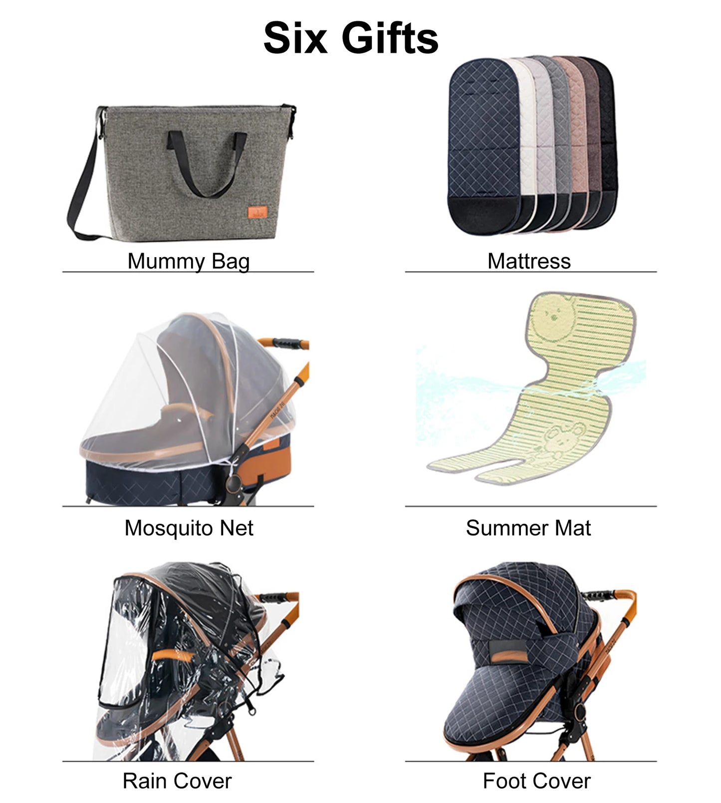 Luxury 3-in-1 Travel Pram