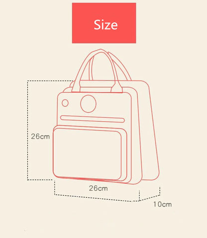 High-Capacity Waterproof Baby Diaper Bag