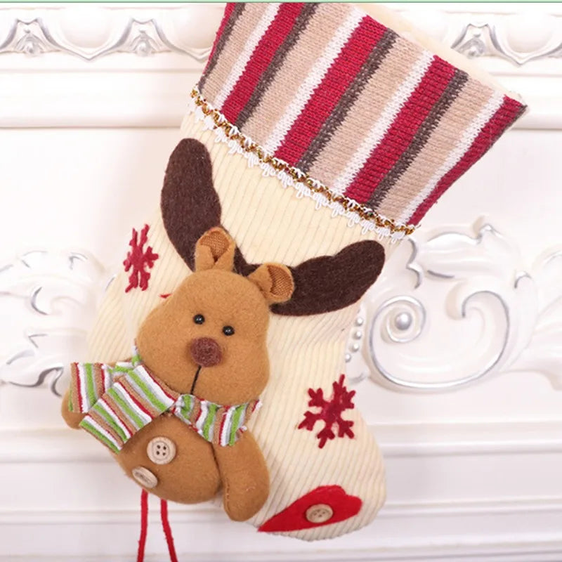 Kids' Christmas Sock Candy Bags