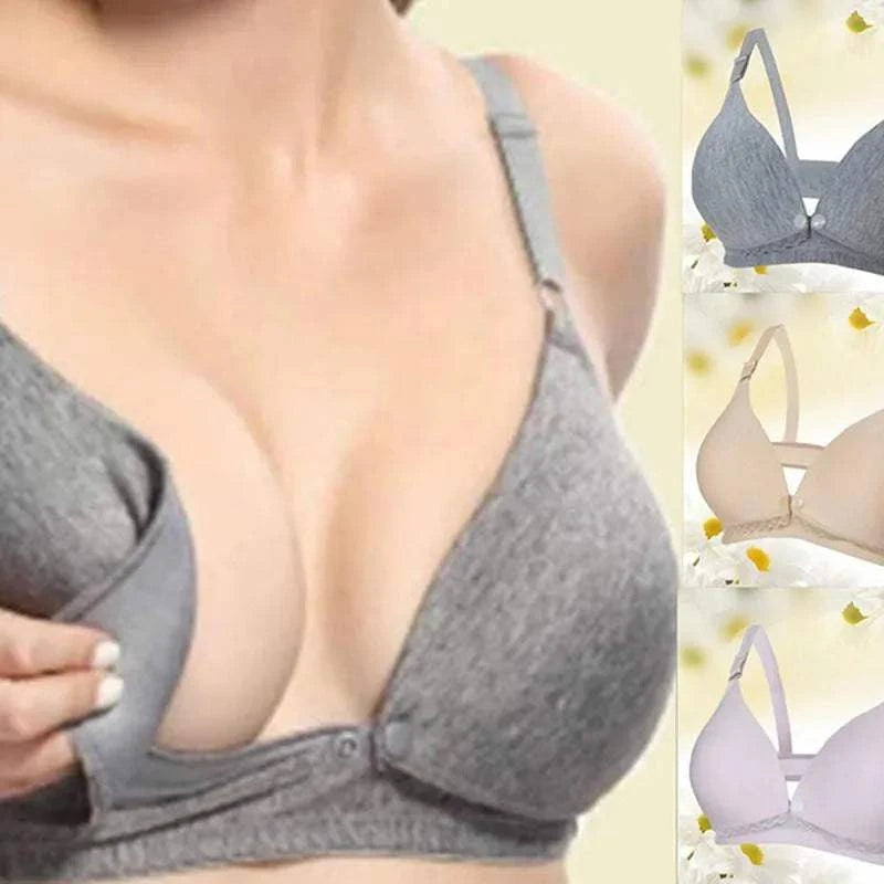 Cotton Maternity Nursing Bras for Moms