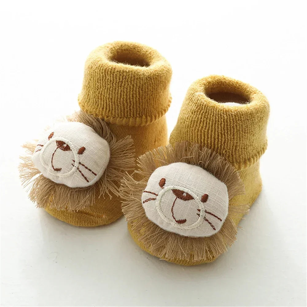 Winter Warm Cartoon Animal Baby Socks