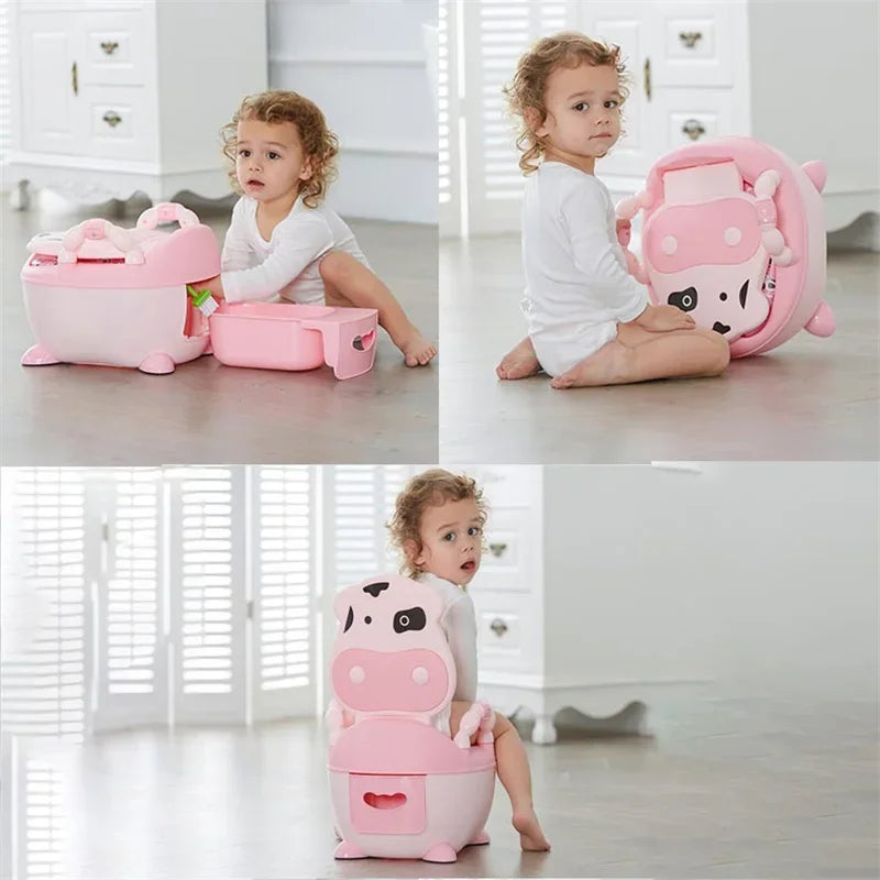 Pink Portable Baby Potty Toilet Chair