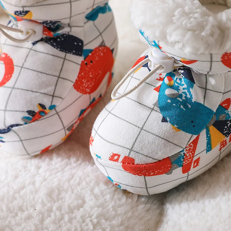 Cashmere-Lined Baby Walking Shoes