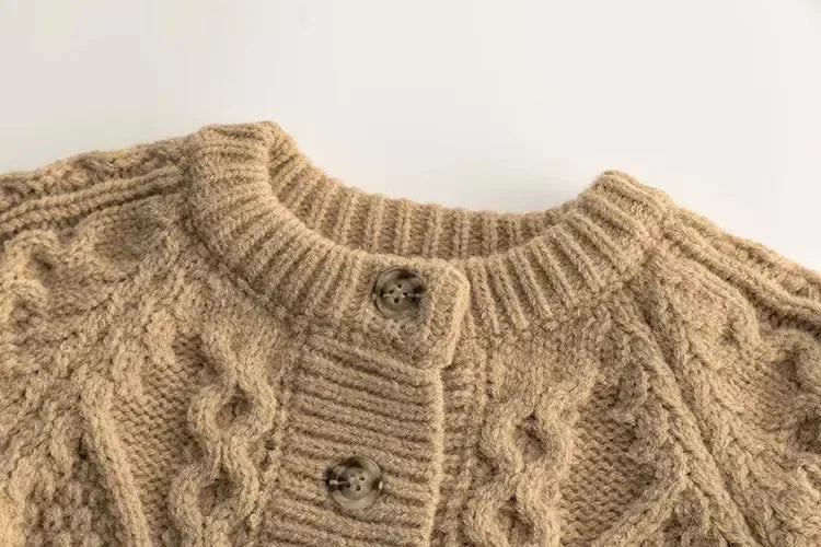 Thickened Knit Cardigan for Kids