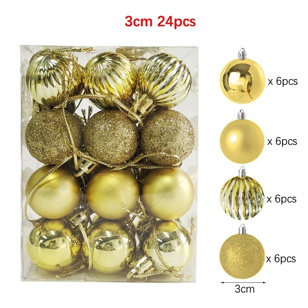 Christmas Tree Ball Ornaments