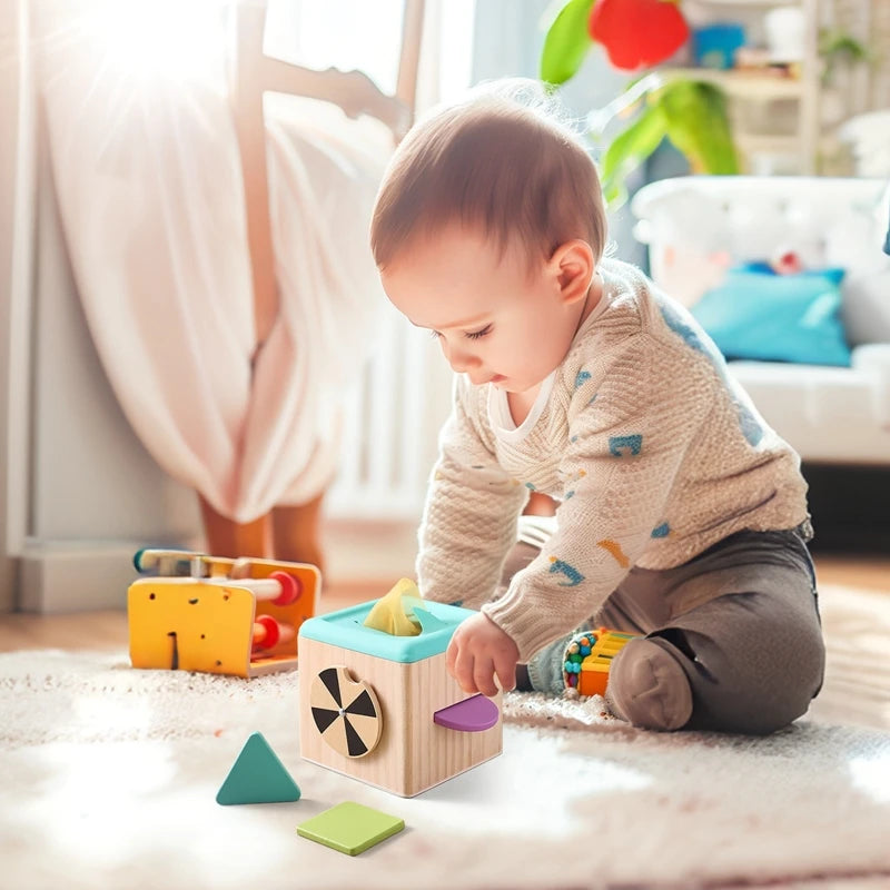 Montessori Wooden Magic Tissue Box