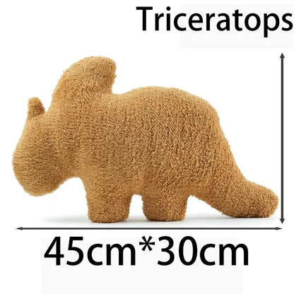 Dino Chicken Nugget Plush Pillow