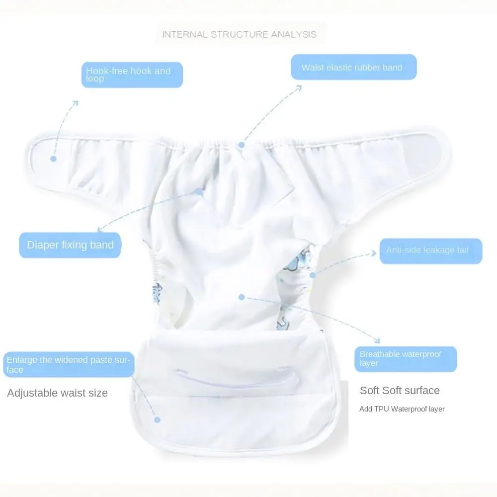 Adjustable Reusable Cloth Diapers