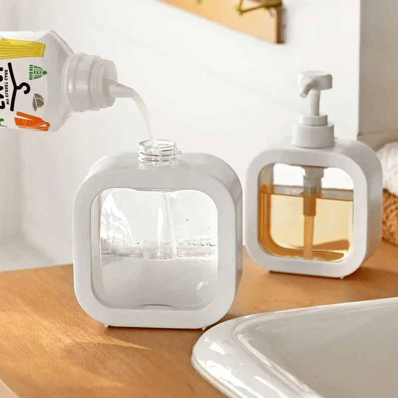 Refillable 300/500ml Bathroom Soap Dispensers