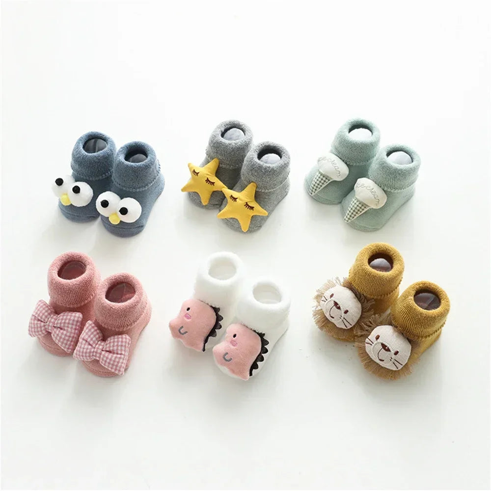 Winter Warm Cartoon Animal Baby Socks