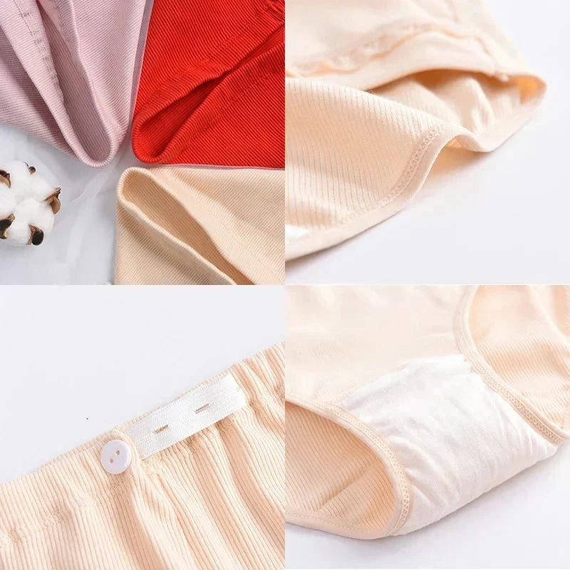 Soft Cotton High Waist Maternity Panties