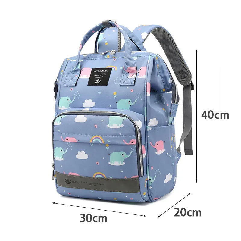 Large Capacity Waterproof Diaper Backpack