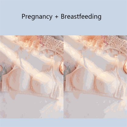 Wire-Free Nursing Cotton Bra