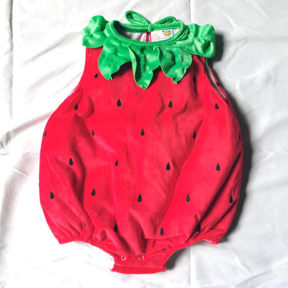 Strawberry Halloween & Christmas Outfit