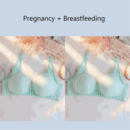 Wire-Free Nursing Cotton Bra