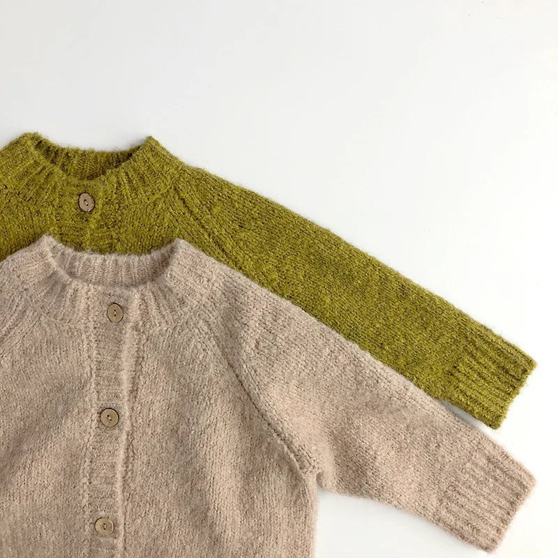 Autumn Knit Coat for Kids