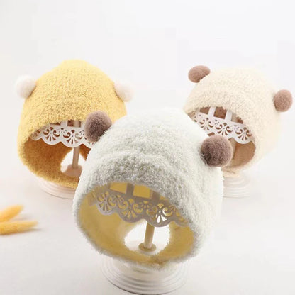 Korean Cute Pompom Baby Winter Hat