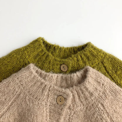 Autumn Knit Coat for Kids