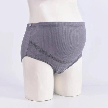 Soft Cotton High Waist Maternity Panties