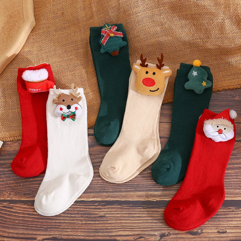 Cozy Christmas Newborn & Toddler Socks