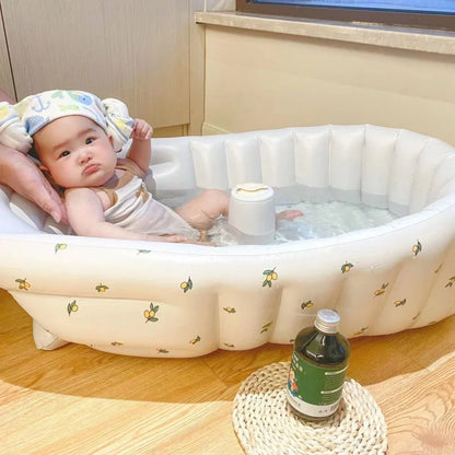 PVC Soft Rubber Portable Baby Bath Tub