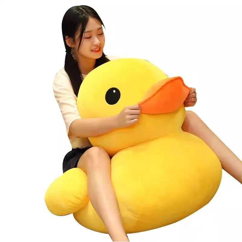 Kawaii Big Yellow Duck Plush Doll