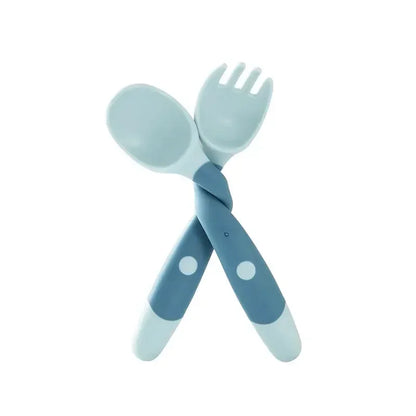 Toddler Silicone Spoon & Fork Set