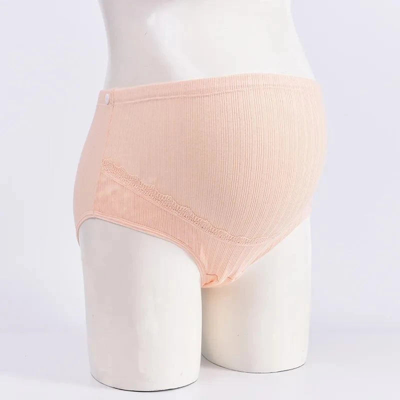 Soft Cotton High Waist Maternity Panties