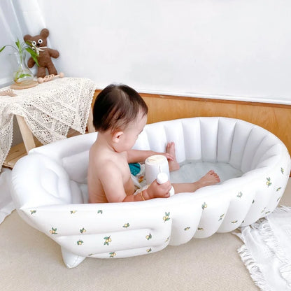 PVC Soft Rubber Portable Baby Bath Tub